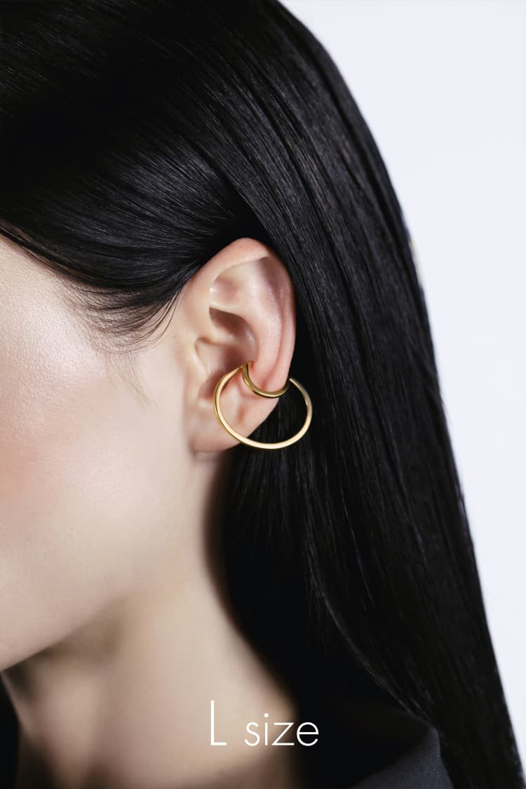 Gold Crescent Ear Cuff - Image 4