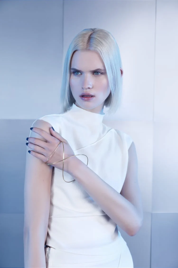 Gold Spiral Statement Bracelet - Image 3