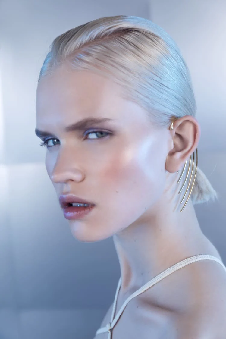 Gold Wrap Around Ear Cuff - Image 2