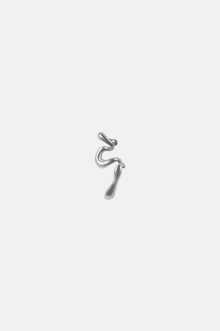 infinite organic earcuff in silver - Image 4